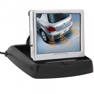 Moniteur LCD pliant de rétroviseur de voiture de 3,5 pouces, entrée AV de 2 canaux SH03131634-20