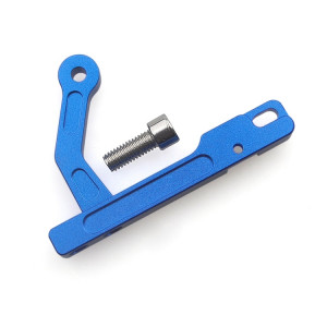 Support de dispositif mobile CNC en fer métallique pour émetteur DJI Phantom 3 ou Inspire 1 (bleu) SH582L328-20