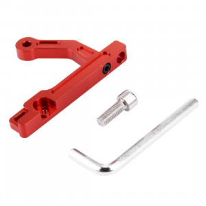 Support de dispositif mobile CNC en fer métallique pour émetteur DJI Phantom 3 ou Inspire 1 (rouge) SH582R324-20