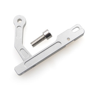 Support de dispositif mobile CNC en fer métallique pour émetteur DJI Phantom 3 ou Inspire 1 (blanc) SH582W30-20
