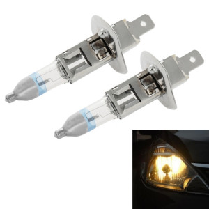 2 ampoules de phare de voiture au xénon H1 12V / 55W / 4300K ​​/ 1600lm, blanc chaud SH00861246-20