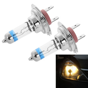 2 ampoules de phare de voiture au xénon H7 12V / 55W / 4300K ​​/ 2100lm, blanc chaud SH00891680-20