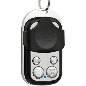 433MHz d'apprentissage sans fil métal code 4 Clés Télécommande (Noir + Argent) SH0123595-20