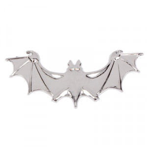 Autocollant de décoration de voiture 3D à la mode de chauve-souris (argent) SH04041516-20