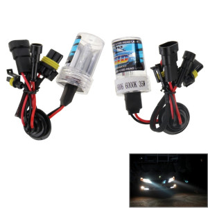 DC12V 35W HB4 / 9006 HID Xenon Light Single Beam Super Vision Lampe frontale étanche, température de couleur: 6000K, lot de 2 SH0625843-20