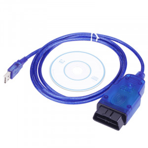Opel Tech 2 USB OBDII outil de diagnostic de voiture EOBD câble (bleu) SO09131351-20