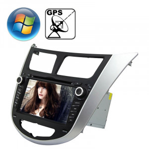 Lecteur DVD de voiture écran de tableau de bord écran plat TFT de 7,0 pouces Windows CE 6.0 pour Hyundai Verna avec Bluetooth / GPS / RDS SR3177858-20