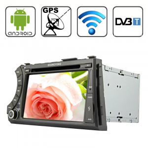 Rungrace 7.0 Lecteur DVD de voiture au tableau de bord capacitif multi-touch Android 4.2 pour Ssangyong Acyton Kyron avec WiFi / GPS / RDS / iPod / Bluetooth / DVB-T SR3202941-20