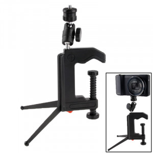 Trépied de pince pliant multifonctions portable pour appareil photo numérique à carte mini (noir) SH0049928-20