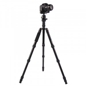 Trépied en aluminium portable réglable avec tête sphérique NB-2S Triopo MT-2805C pour appareil photo Canon Nikon Sony DSLR (noir) ST414A1660-20