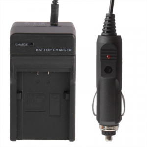 Chargeur de voiture pour appareil photo numérique pour batterie au lithium Panasonic VBN130 / D54S (Noir) SH0425882-20