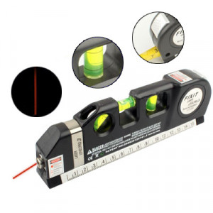Niveau laser avec ruban à mesurer Pro 3 (250 cm), LV-03 (noir) SH02091856-20