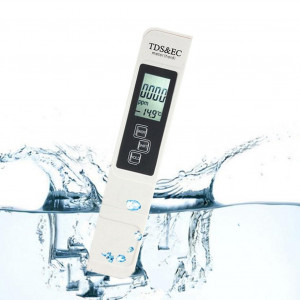 Moniteur LCD multifonction numérique TDS & EC Meter Testeur de mesure d'eau (Beige) SH0302927-20
