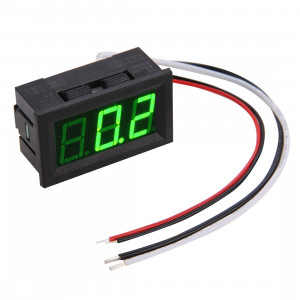 Compteur de courant C27D Green Display LED Digital DC 0-10A SH531G454-20