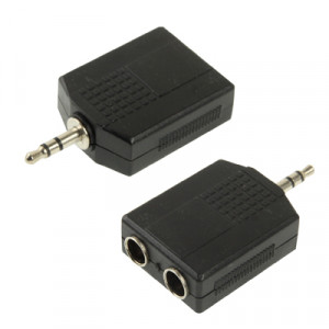 Adaptateur audio 3,5 mm mâle à 2,35 mm femelle (noir) S3-3101484-20