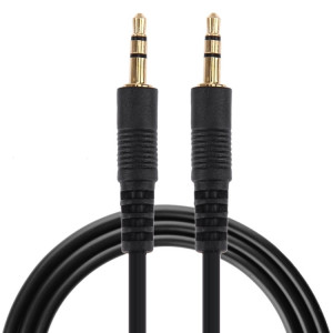 Câble auxiliaire audio stéréo de 1 m 3,5 mm à fiche mâle 3,5 mm (connecteur plaqué or + noir) SH3135829-20