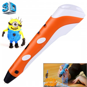 Stylo d'impression 3D à main, prise UE (orange) SH034E1369-20