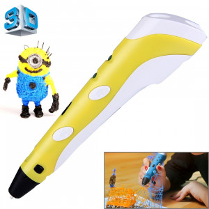 Stylo d'impression 3D à main, prise UE (jaune) SH034Y1596-20