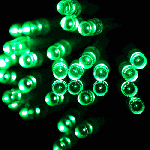 30 LED 2-Mode alimenté par batterie Light String décoration pour la fête de Noël, Longueur: 3m (lumière verte) S323GL1394-20
