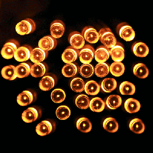 30 LED 2-Mode alimenté par batterie Light String décoration pour la fête de Noël, Longueur: 3m (lumière jaune) S323YL1925-20