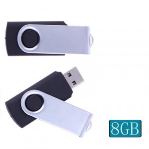 Disque Flash Twister USB2.0 de 8 Go (Noir) S811BC1237-20