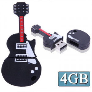 Disque Flash USB de forme de guitare de 4 Go S4130B737-20