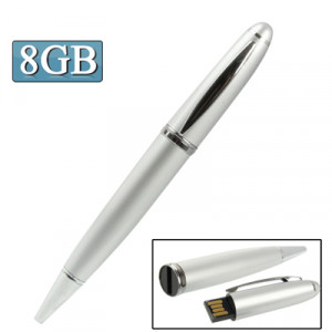 2 en 1 stylo flash USB style stylo, argent (8 Go) S205SC215-20