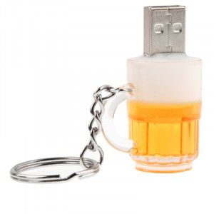 Beer Keychain Style USB Flash Disk avec 32 Go de mémoire SB264E38-20