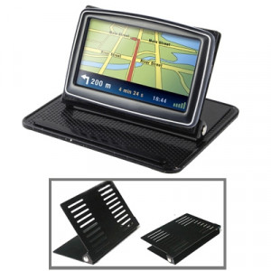 Support antidérapant universel pour support de support GPS (pour GPS 4,3 / 5,0 pouces, iPhone 4 / 3GS / 3G, MP4) (Noir) SH0206247-20