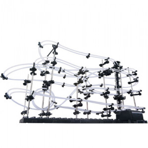 Space Rail, kit de modèle bricolage Physics Spacewarp Rollercoaster, modèle 16 000 mm de rail, 342 en 1 (Noir) SH01711189-20