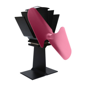 YL501 Ventilateur de poêle à chaleur écologique pour poêles à bois / gaz / granulés (rose rouge) SH33RR944-20