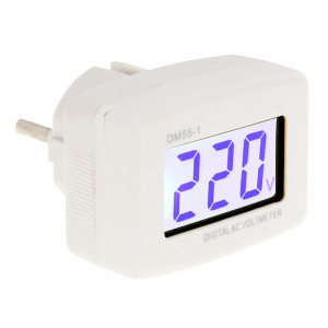 DM55-1 LCD Voltmètre de mesure de tension numérique AC, plage de mesure: 110V-300V, SH15231635-20
