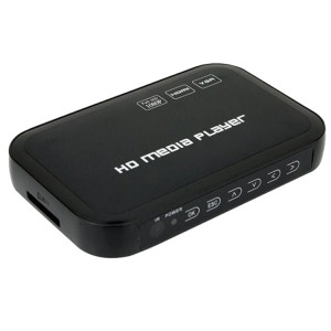 Lecteur multimédia HD 1080P, prend en charge les cartes SD / MMC (noir) SH2563832-20