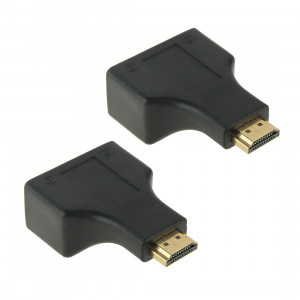 Câble d'extension réseau 30 m HDMI vers port double RJ45 par Cat HD 5e / 6 SH15681095-20