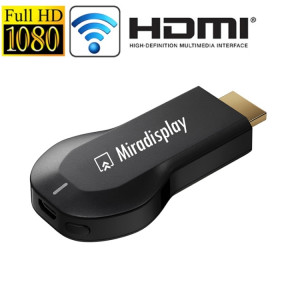 Dongle d'affichage Miradisplay WiFi HDMI / Dongle de récepteur d'affichage Miracast Airplay DLNA (noir) SH6001258-20