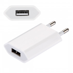 5V / 1A USB Charger, Pour iPhone, Galaxy, Huawei, Xiaomi, LG, HTC et autres téléphones intelligents, Appareils rechargeables (Blanc) SH0129981-20