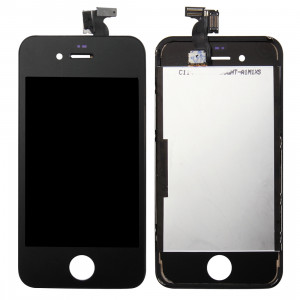 iPartsAcheter 3 en 1 pour iPhone 4 (LCD + Frame + Touch Pad) Digitizer Assemblée (Noir) SI720B1182-20