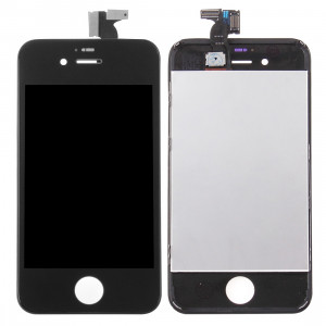 iPartsAcheter 3 en 1 pour iPhone 4S (LCD + Frame + Touch Pad) Assemblage de numériseur (Noir) SI717B1058-20