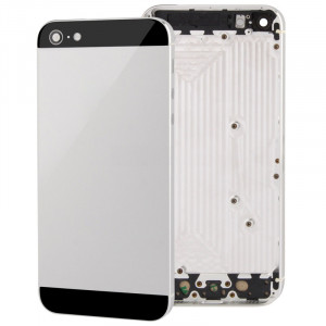 Couverture arrière pleine d'alliage de logement pour l'iPhone 5 (argent) SC22SL1354-20