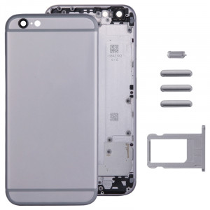 Couvercle de logement complet pour iPhone 6, y compris la couverture arrière et le plateau de la carte et la touche de contrôle du volume et le bouton d'alimentation et la touche du vibrateur de l'interrupteur SC355H1695-20