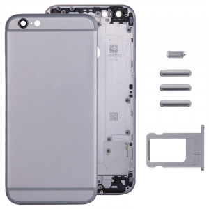 iPartsBuy Housse de boîtier complet pour iPhone 6 Plus, y compris la couverture arrière et le plateau de la carte et la touche de contrôle du volume et du bouton d'alimentation et de la touche de vibration du SI068H511-20