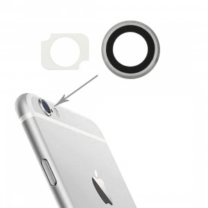 iPartsAcheter pour iPhone 6 Plus et 6 s Plus anneau de lentille de caméra arrière + Bracker lampe de poche, 10 paires / Set (Silver) SI103S897-20