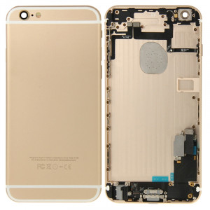 iPartsBuy pour iPhone 6 Plus couvercle du boîtier complet (or) SI105J862-20