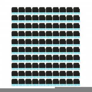 100 PCS iPartsBuy haut-parleur Ringer Buzzer Back éponge mousse Slice Pads pour iPhone 6s S102041550-20