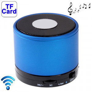 Bluetooth 2.1 Mini haut-parleur stéréo pour iPhone 5 / iPhone 4 & 4S / iPad 4 / Nouvel iPad / mini iPad / mini 2 Retina, batterie rechargeable intégrée, carte de support TF (bleu) SH41BE1894-20