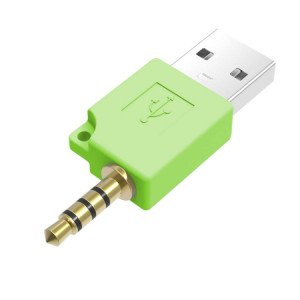 Adaptateur de chargeur de station d'accueil de données USB, Pour iPod shuffle 3e/2e adaptateur de chargeur de station d'accueil USB, longueur : 4,6 cm (vert) SH277G534-20