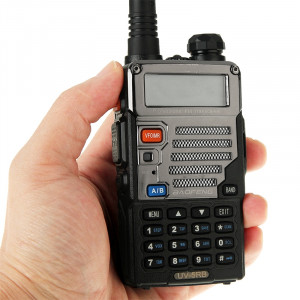 BAOFENG UV-5RB professionnel double bande émetteur-récepteur FM talkie walkie radio émetteur-récepteur (noir) SB582B719-20