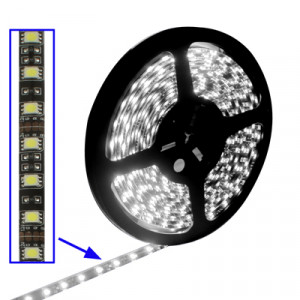 Lumière de corde imperméable époxyde, longueur: 5m, lumière blanche 5050 SMD LED, 30 LED / m SH211A1842-20