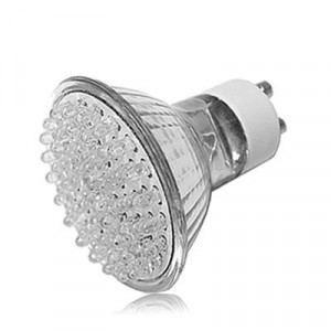 Ampoule Spot LED 3W 60 LED haute qualité à économie d'énergie, Type de culot: GU10 (Day White) SH401W1524-20