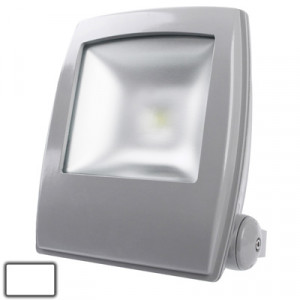 50W Lampe LED Floodlight imperméable à l'eau, blanc couvercle de couverture givré, AC 85-265V, Flux lumineux: 6000lm (Noir) SH644W305-20